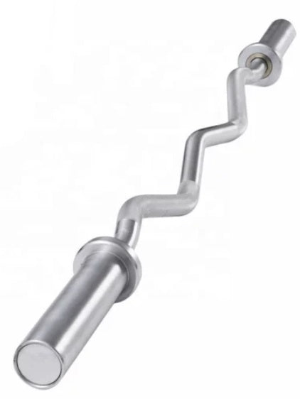 CURL BAR EZ - Olympic EZ Barbell Bar - 1.2m
