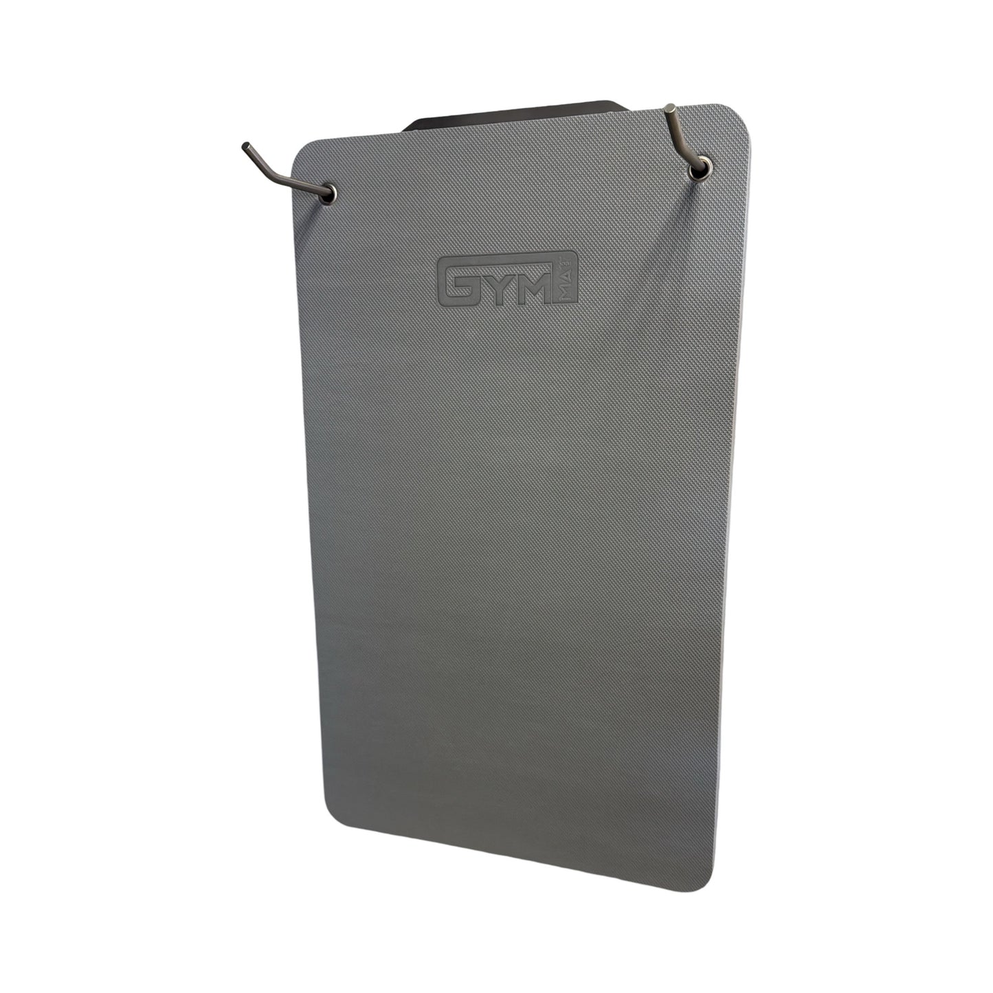 GYM MAT HOLDER WALL MOUNT- 49 CM Between holes. (Black)