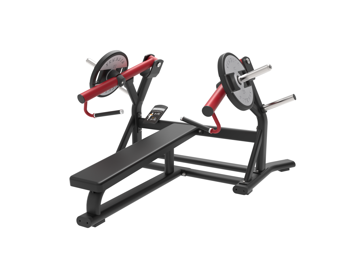 ISO-LATERAL HORIZONTAL BENCH PRESS - PLATE MACHINE