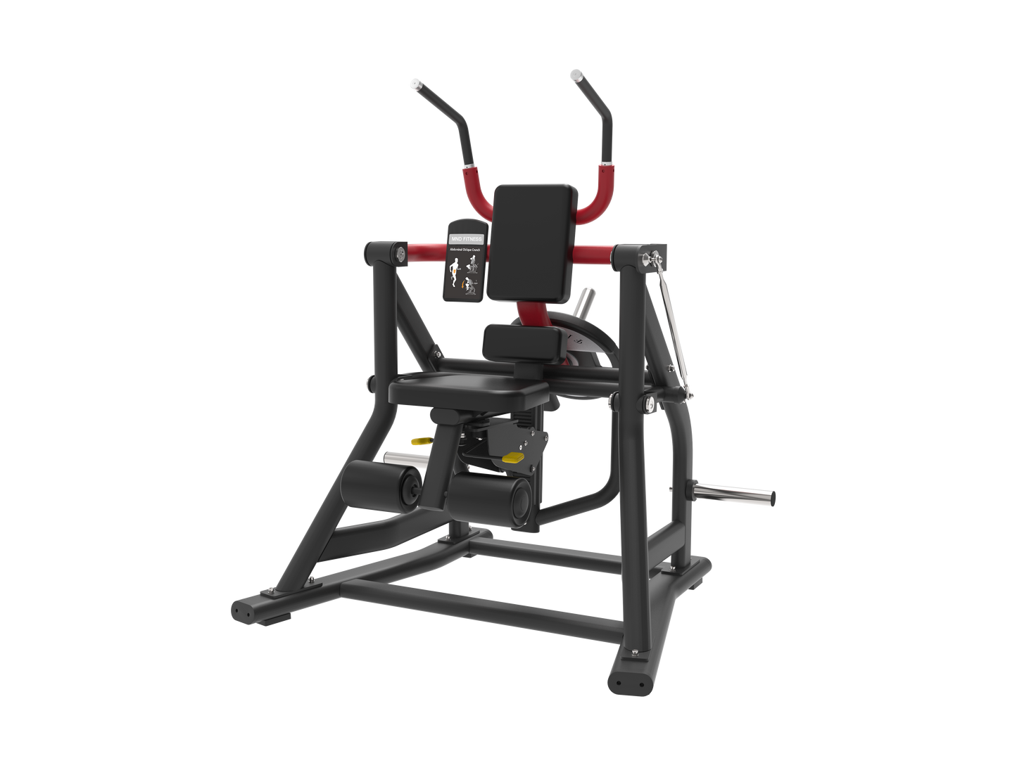 ABDOMINAL OBLIQUE CRUNCH - PLATE MACHINE