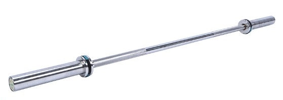 CURL BAR STRAIGHT - Olympic 1.2 m X 28 mm Chrome (Shorty)