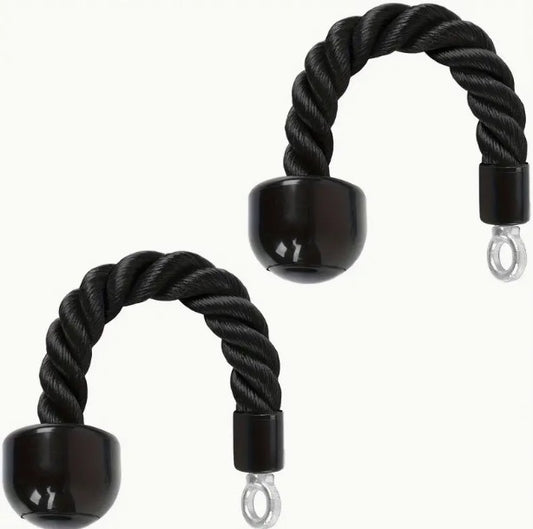 Tricep Rope - Nylon Rope Cable Attachment 37cm 2pc
