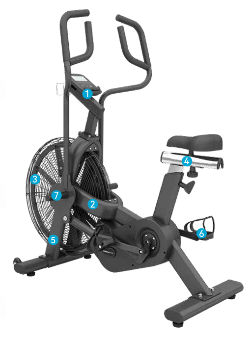 AIR BIKE - COMMERCIAL - CARDIO