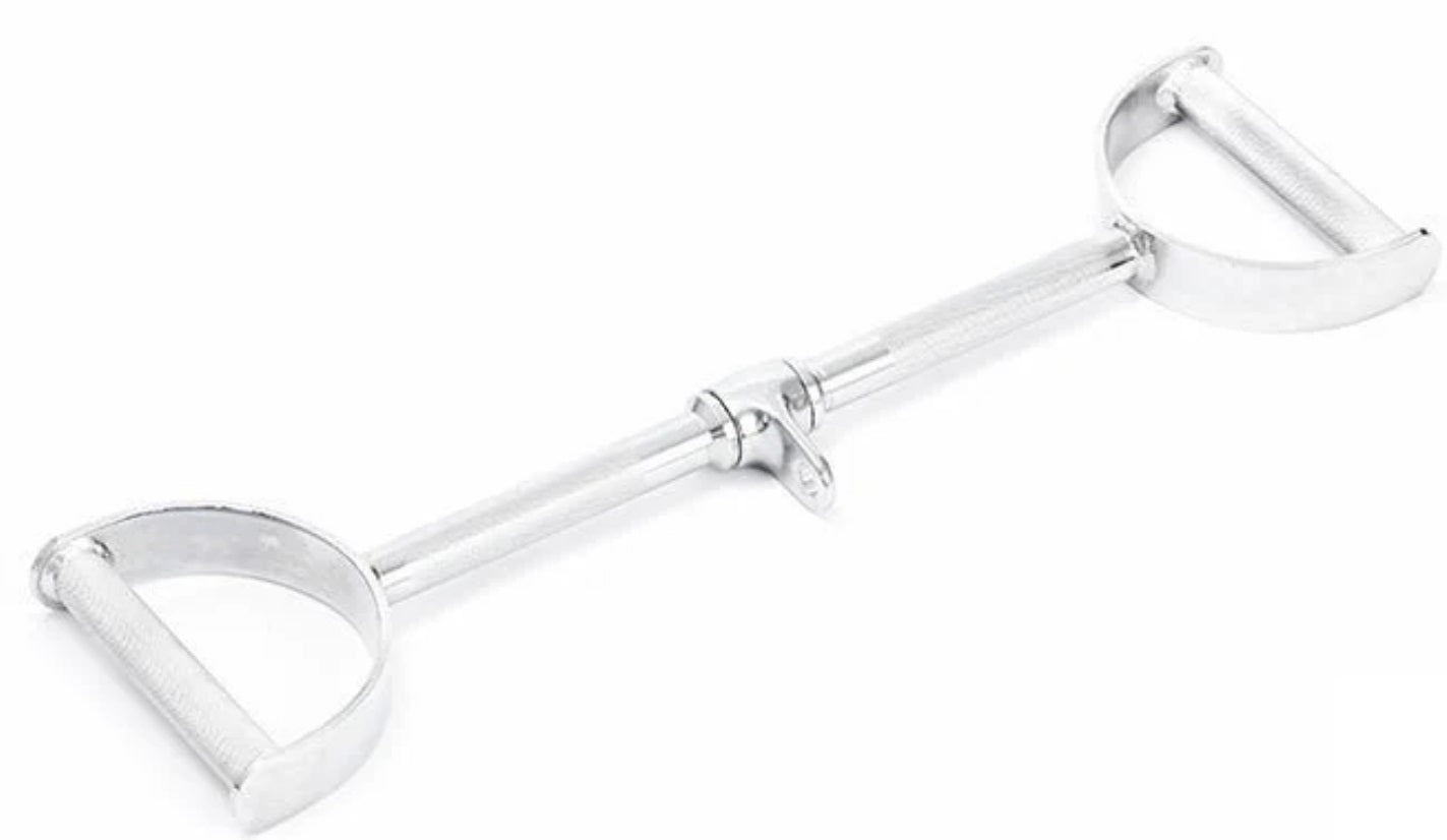 Lat Bar with D-Grip Straight Revolving Link 86 CM