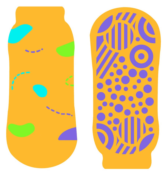 Trampoline Grip Socks Orange 50 PACK